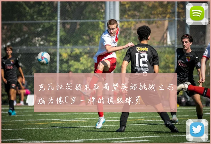 克瓦拉茨赫利亚渴望英超挑战立志成为像C罗一样的顶级球员